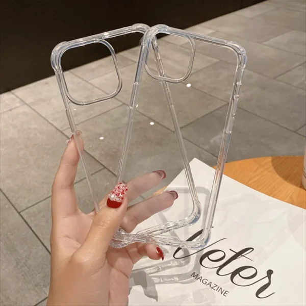 Iphone 16 Pro Max Casing Anti Drop Clear Hard Case Transparent