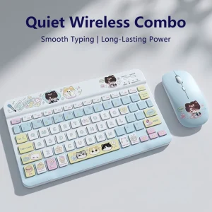 my-11134207-820l6-mn2mdurodblu58.webp Bluetooth Wireless Keyboard Mouse Combo Set