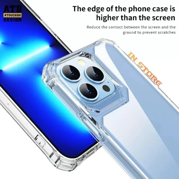 Iphone 16 Pro Max Casing Anti Drop Clear Hard Case Transparent