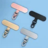 Random Colours Stainless Steel Phone Tether Tab Metal Patch Gasket Cell Phone Lanyard Safety Connecter Piece