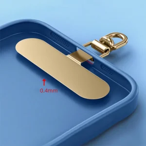 Random Colours Stainless Steel Phone Tether Tab Metal Patch Gasket Cell Phone Lanyard Safety Connecter Piece