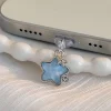 Star  Hanging Pendant Phone Dust Plug Decoration
