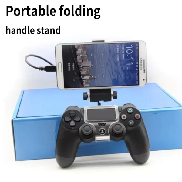 PS4 Game Controller Bracket Smartphone Clip Mount Holder